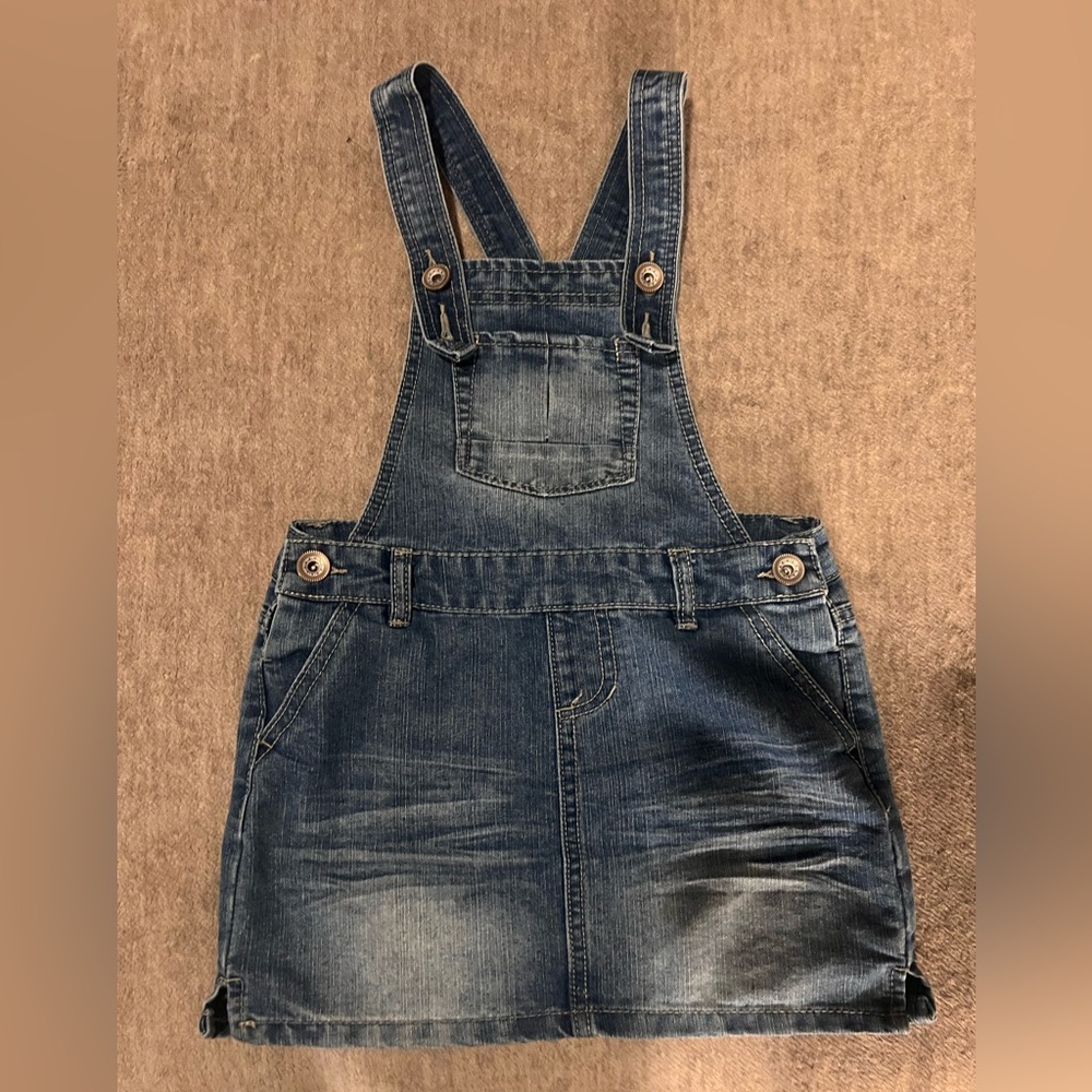 Denim Overall Dress
